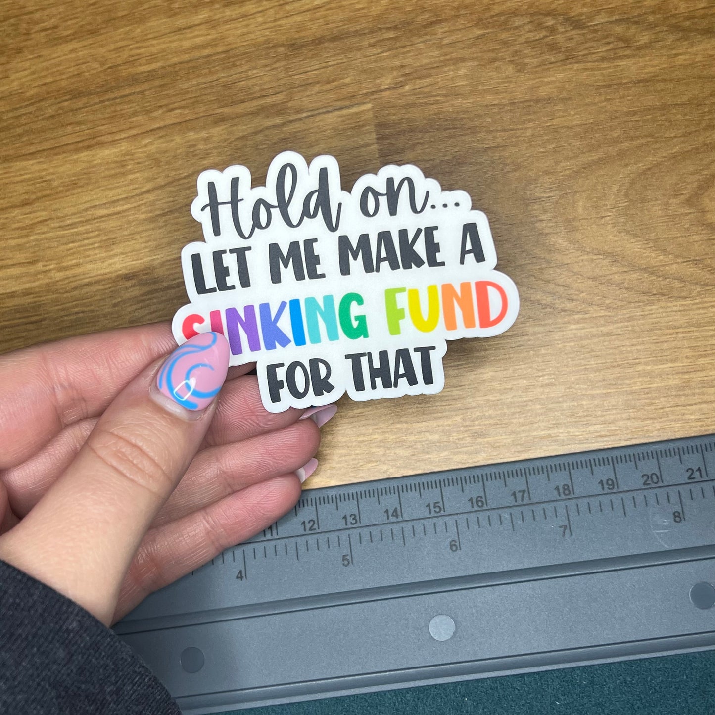 Just Budgeting Things Diecut Stickers