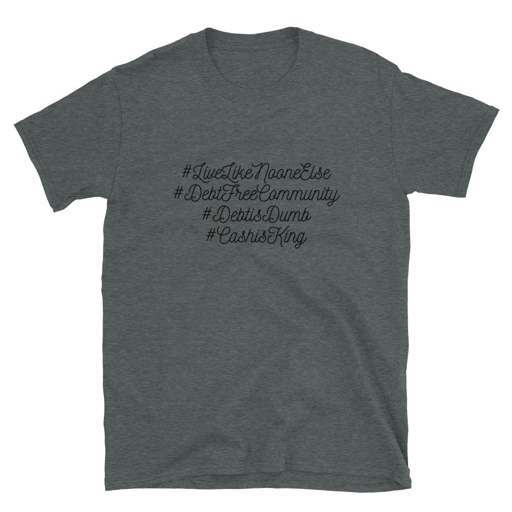 Short-Sleeve #Hashtags Unisex T-Shirt