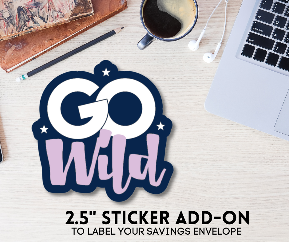 Go Wild 2.5" Logo Sticker