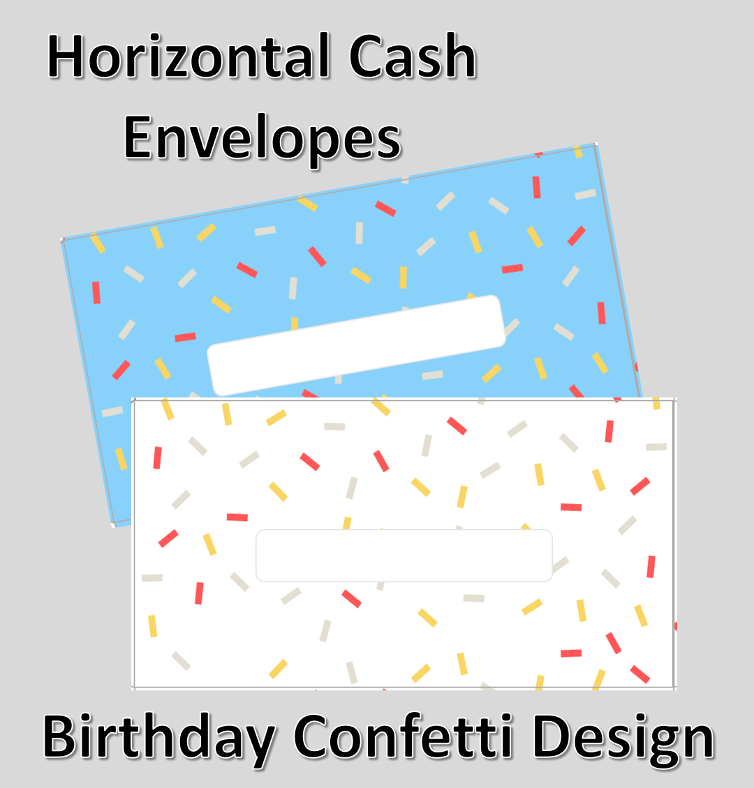 Printable | Birthday Savings Envelope - Horizontal