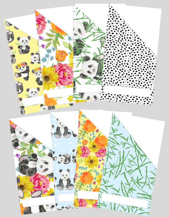 Printable | Panda Floral Cash Envelopes (LIMITED EDITION) | with free blank template!