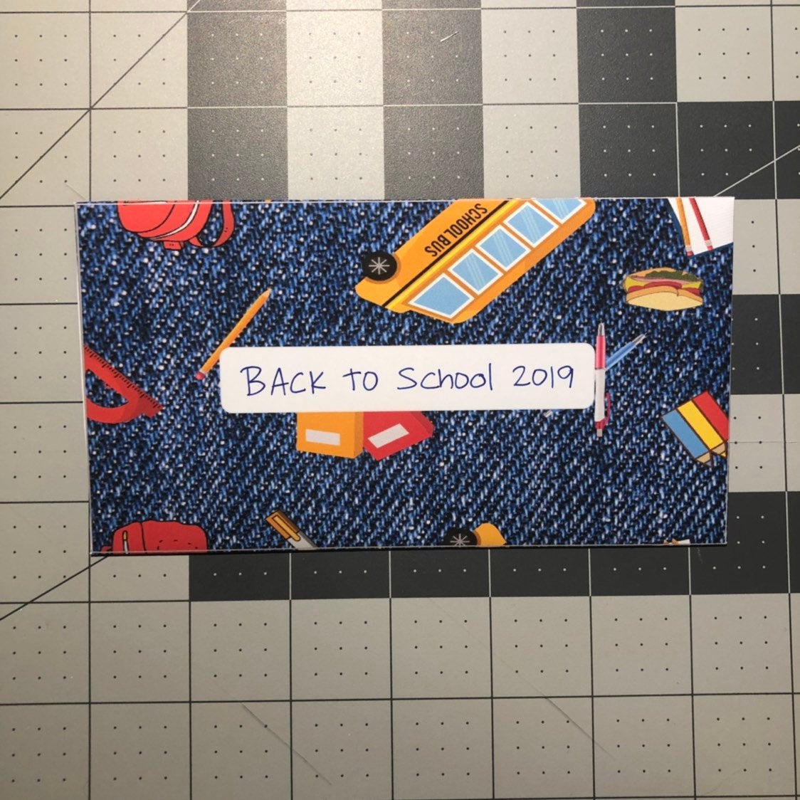 Printable | School Savings Envelope - Horizontal