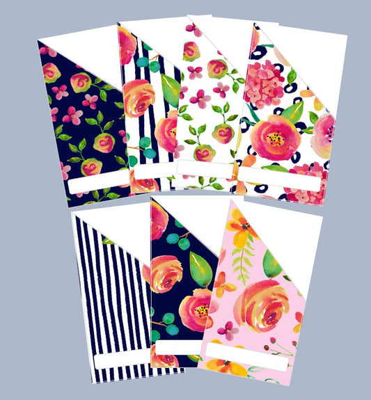 Printable | Watercolor Floral Cash Envelopes | (LIMITED QUANTITY) with free blank template!