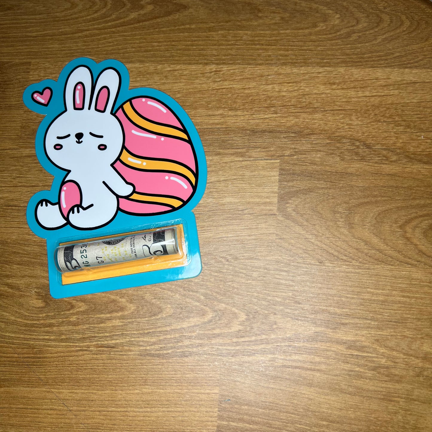 Easter Bunny Money Gift Card (money holder)