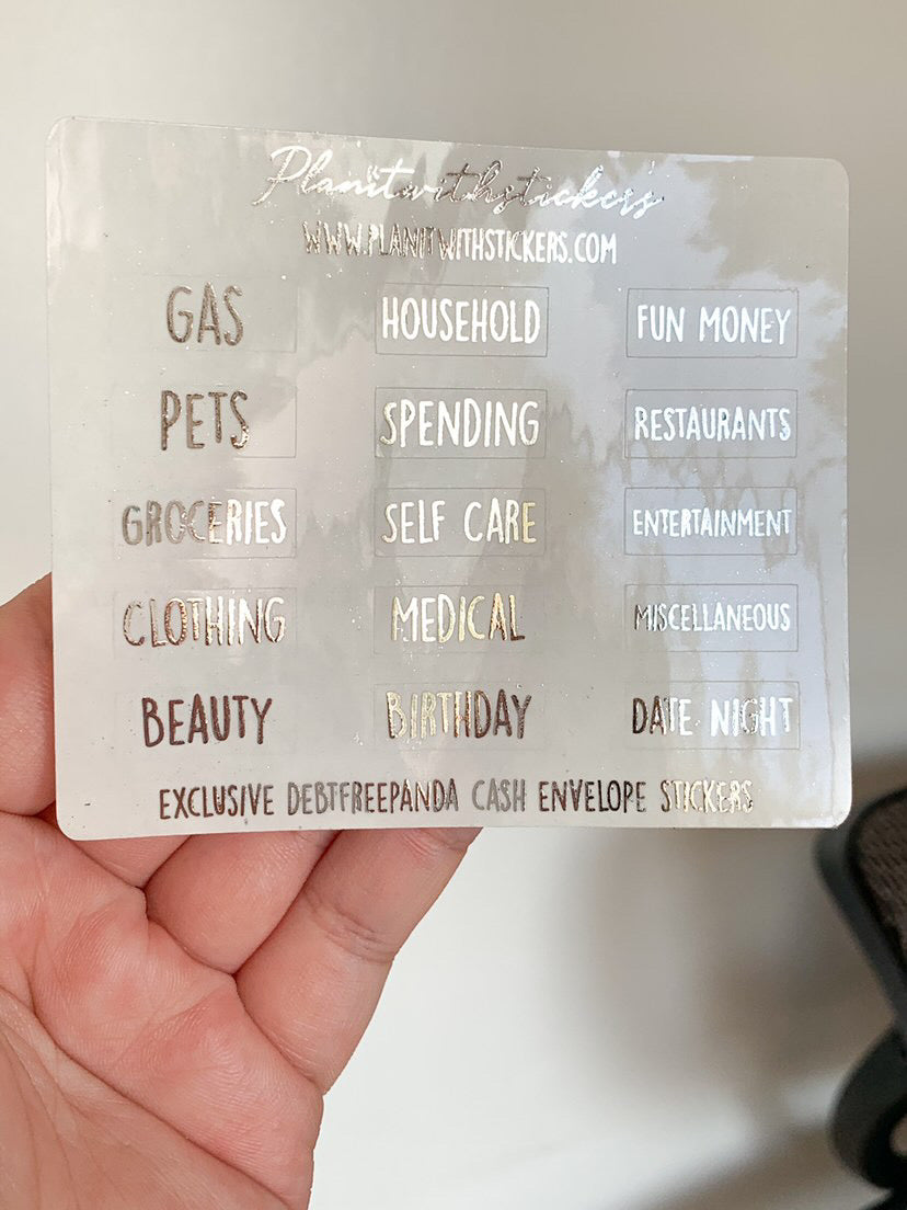 2023 TABS CLEAR STICKERS FUNCTIONAL | T055