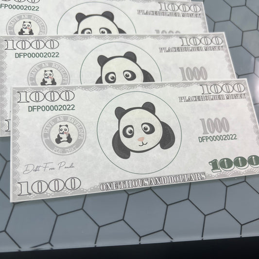 Normal FONT Cash Envelope stickers for Tabs and Regular Envelopes – Debt  Free Panda