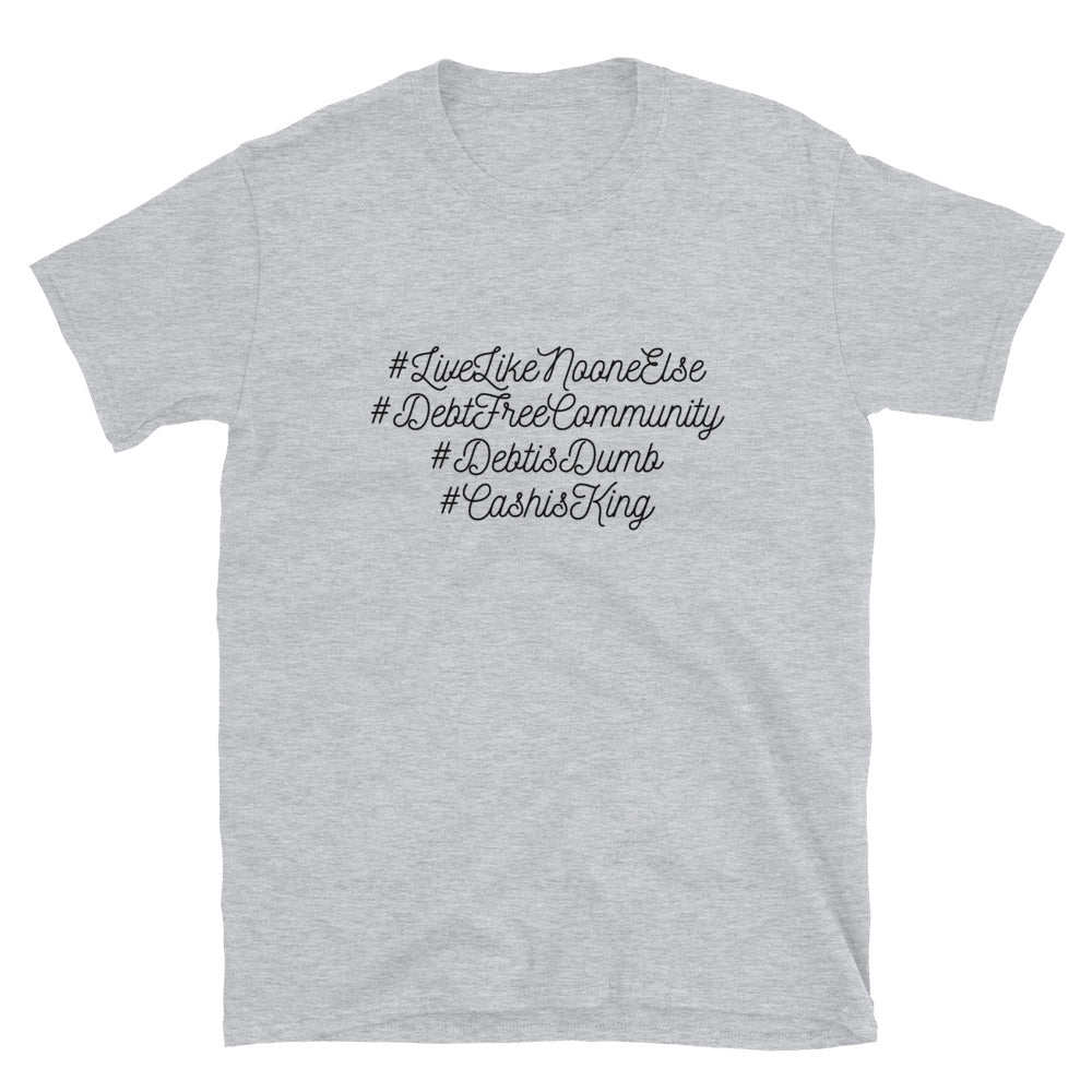 Short-Sleeve #Hashtags Unisex T-Shirt