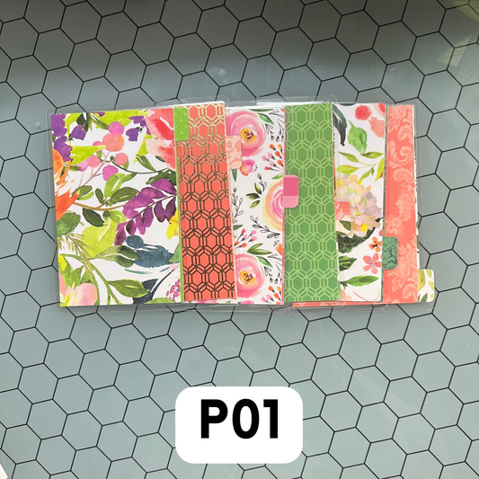 Patterned Pocket/A7 Envelopes (includes mini labels) - P01